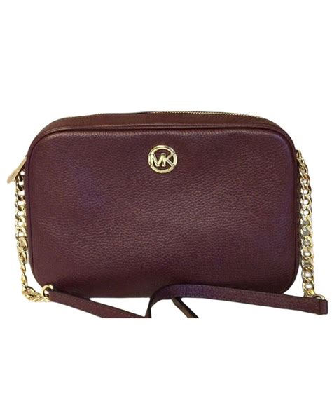 michael kors merlot fulton bag|More.